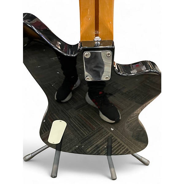 Used Fender Pawn Shop Reverse Jaguar Bass Black Electric Bass Guitar