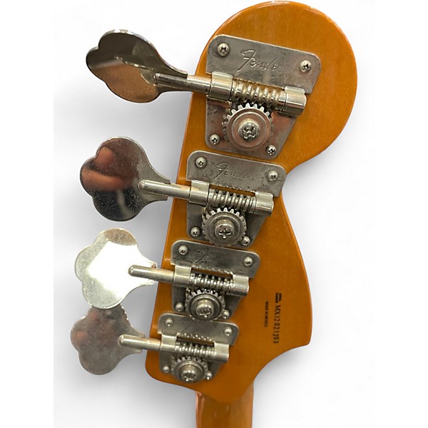 Used Fender Pawn Shop Reverse Jaguar Bass Black Electric Bass Guitar