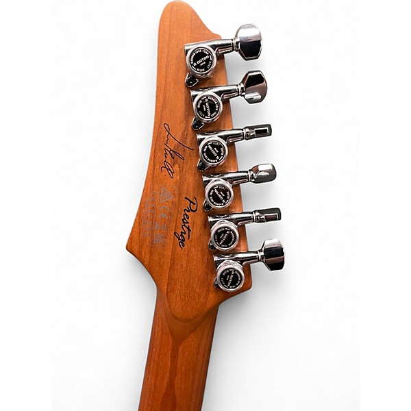 Used Ibanez Luca Mantovanelli Signature White Solid Body Electric Guitar