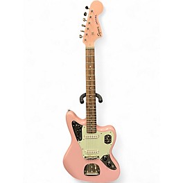 Used Squier Classic Vibe 60s Jaguar Shell Pink Solid Body Electric Guitar