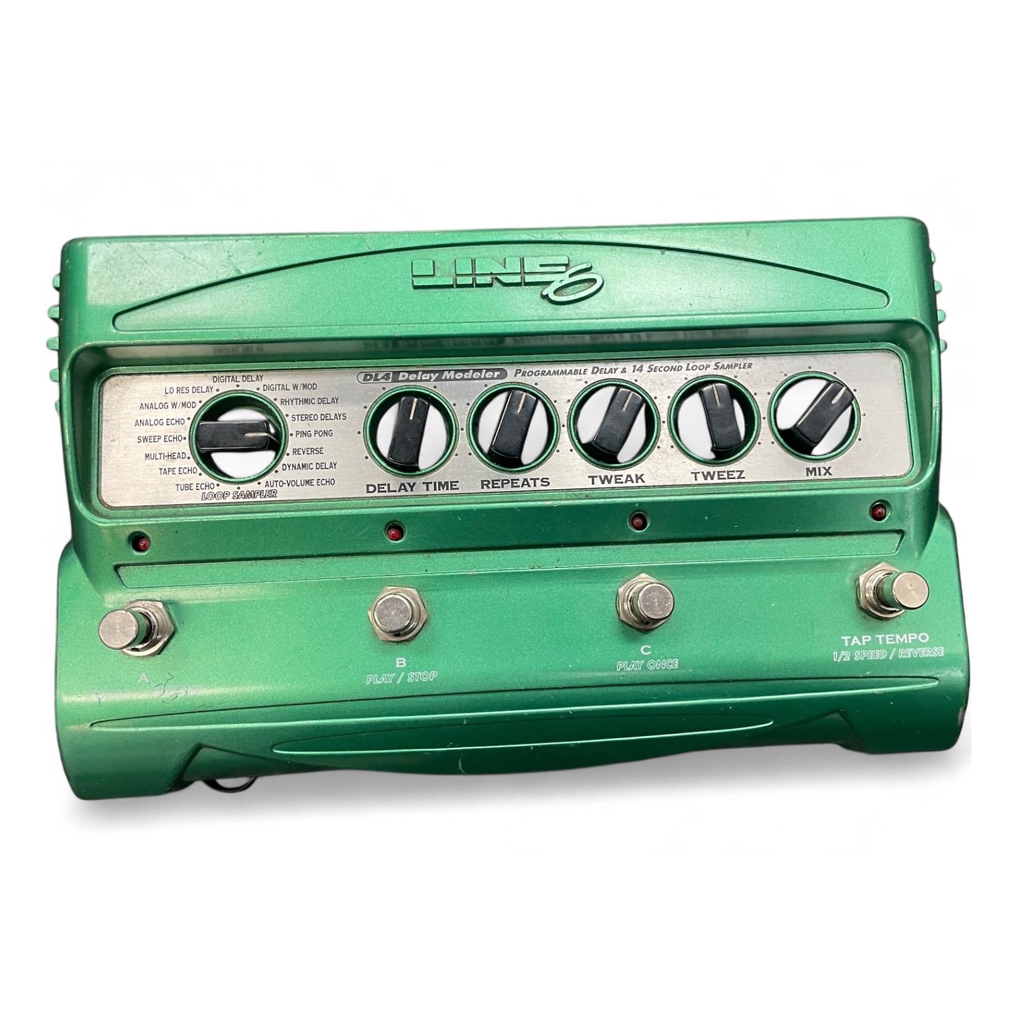 LINE 6 DL4 Delay Modeler ギターエフェクター Amazon.com: Line 6 DL4 MKII Delay Modeler, Green