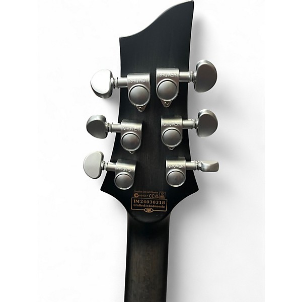 Used Schecter Guitar Research C1 Platinum GREY BURST Solid Body Electric Guitar