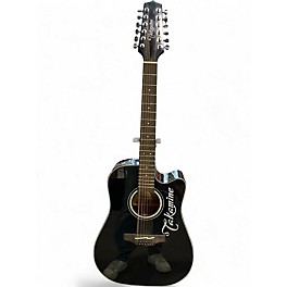 Used Takamine GD30CE-12 Black 12 String Acoustic Electric Guitar