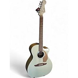 Used Fender Newporter Player CHP WN Champagne Acoustic Electric Guitar
