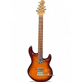 Used Sterling by Music Man Luke Amber Solid Body Electric Guitar