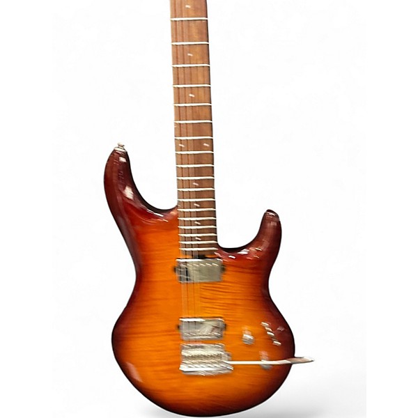 Used Sterling by Music Man Luke Amber Solid Body Electric Guitar
