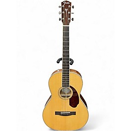 Used Fender Paramount PM-2 Natural Acoustic Electric Guitar