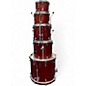 Used Mapex 7 Piece mars birch crossover blood orange sparkle Drum Kit thumbnail