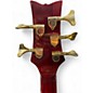 Used Schecter Guitar Research diamond series elite-5 Crimson Red Trans Electric Bass Guitar
