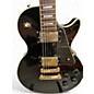 Used Epiphone Les Paul Custom Black and Gold Solid Body Electric Guitar