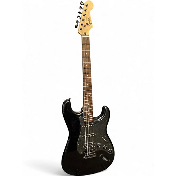 Used Squier Bullet Stratocaster HSS Black Solid Body