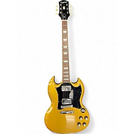 Used 2022 Epiphone SG Standard Gold Solid Body Electric Guitar