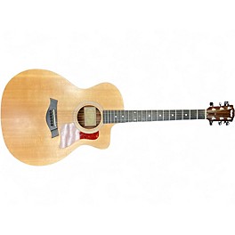 Used 2010 Taylor 114CE Natural Acoustic Electric Guitar