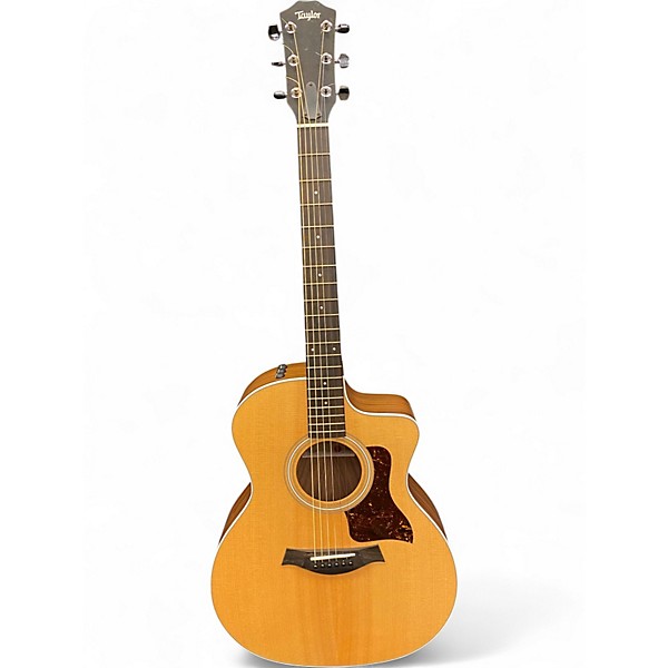 Used Taylor 214CE Natural Acoustic Electric Guitar