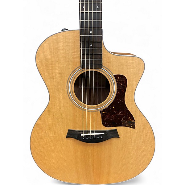 Used Taylor 214CE Natural Acoustic Electric Guitar