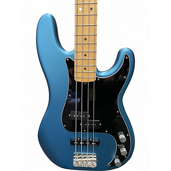 Used Fender American Performer Precision Bass Lake Placid Blue Electric Bass Guitar