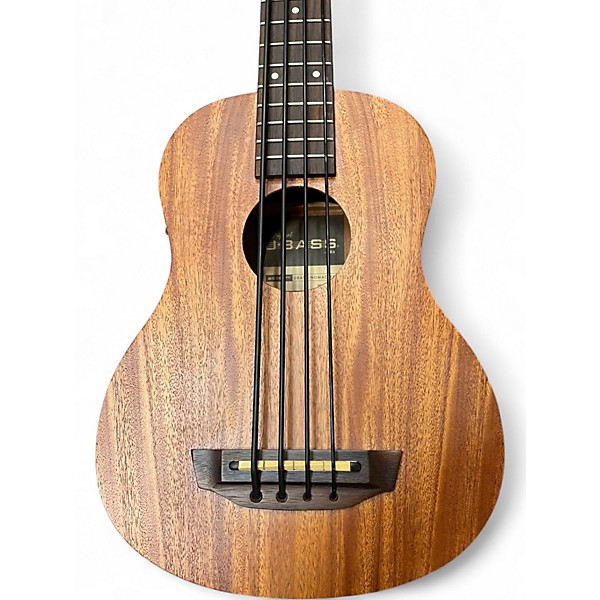 Used Kala U BASS NOMAD Natural Acoustic Bass Guitar