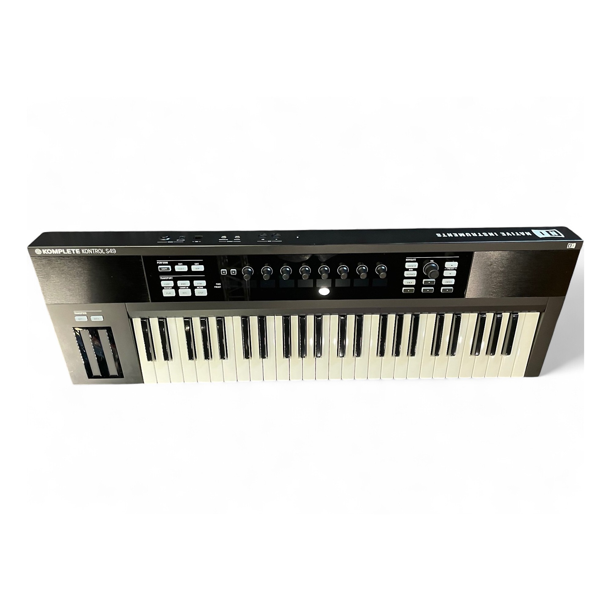 KOMPLETE KONTROL S49 MIDIキーボード Used Native Instruments Komplete Kontrol S49 MIDI Controller