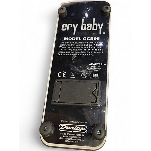 Used Dunlop GCB95 Original Crybaby Wah Effect Pedal | Guitar
