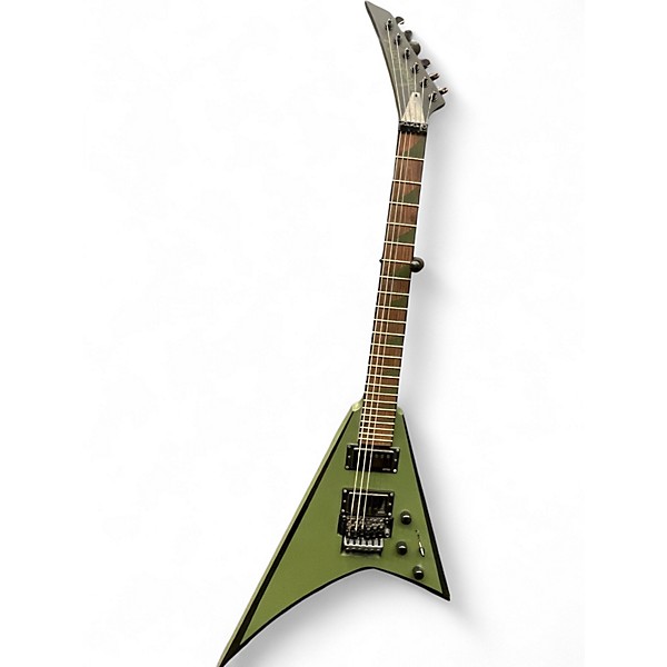 Used Jackson RRX24 Matte Army Drab Green Solid Body Electric Guitar