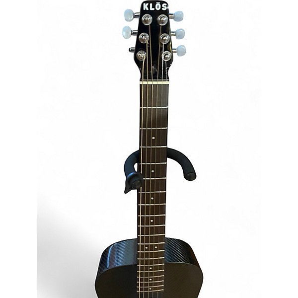 Used Klos Hybrid Travel Guitar BLACK Acoustic Guitar