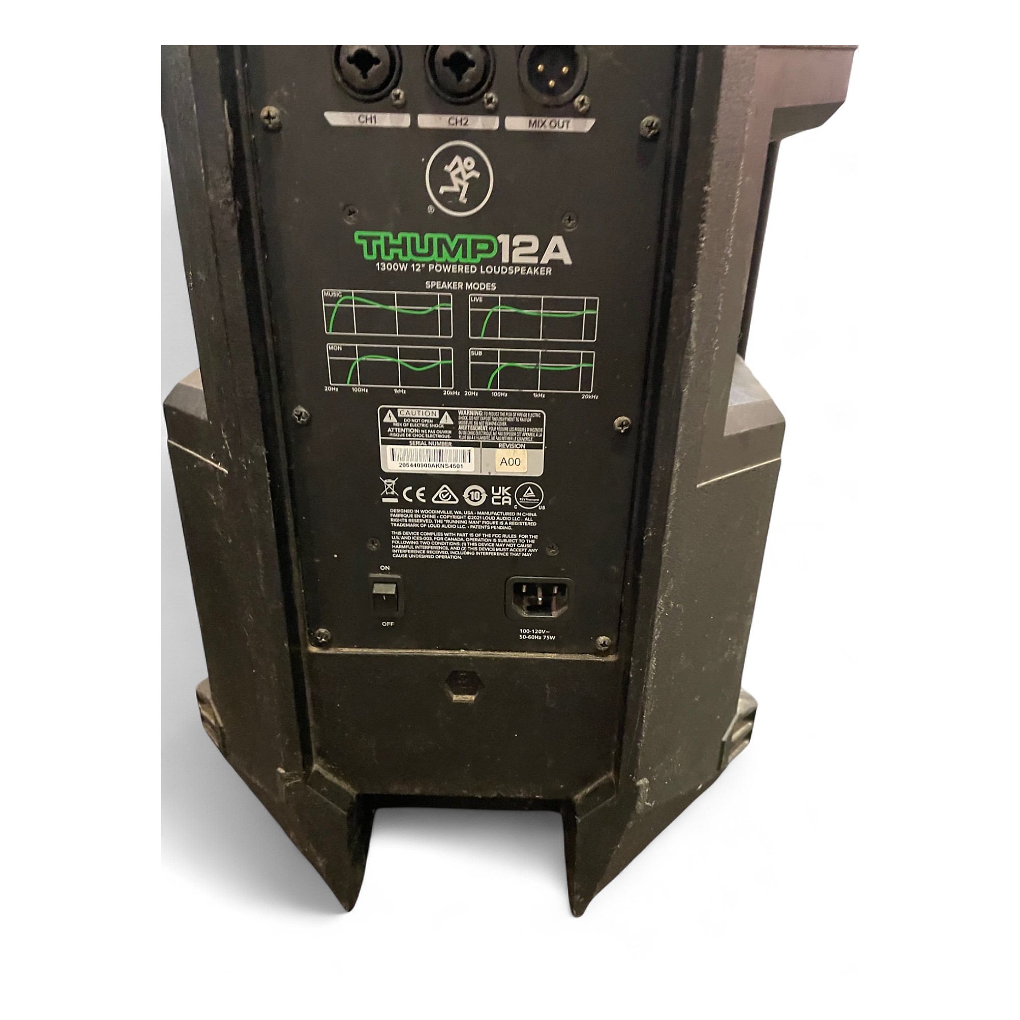MACKIE THUMP TH-12A 2way パワードスピーカー ペア 中古 MACKIE THUMP TH-12A 2way パワードスピーカー ペア 中古 Mackie