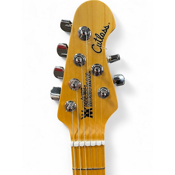 Used Ernie Ball Music Man Cutlass Black Solid Body Electric Guitar