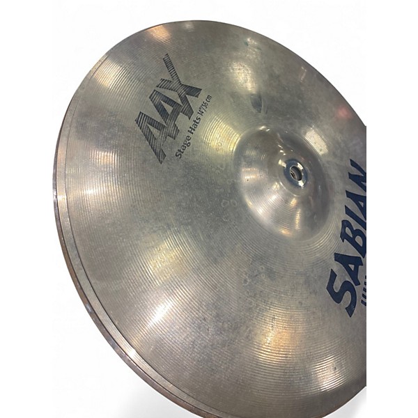 Used SABIAN 14in AAX Stage Hi Hat Pair Cymbal