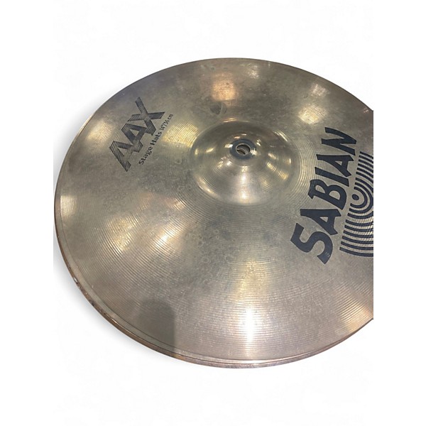 Used SABIAN 14in AAX Stage Hi Hat Pair Cymbal
