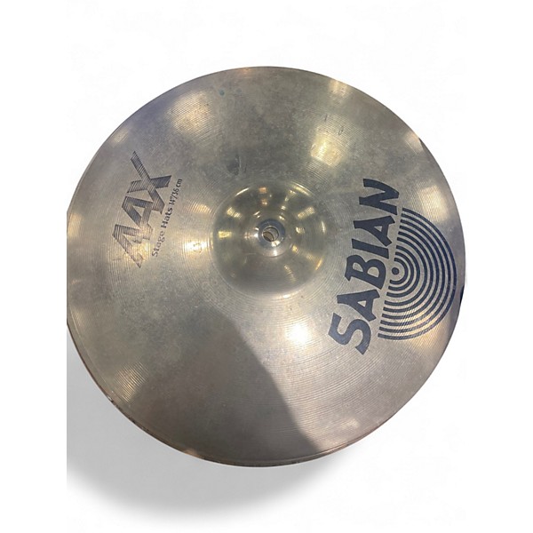 Used SABIAN 14in AAX Stage Hi Hat Pair Cymbal
