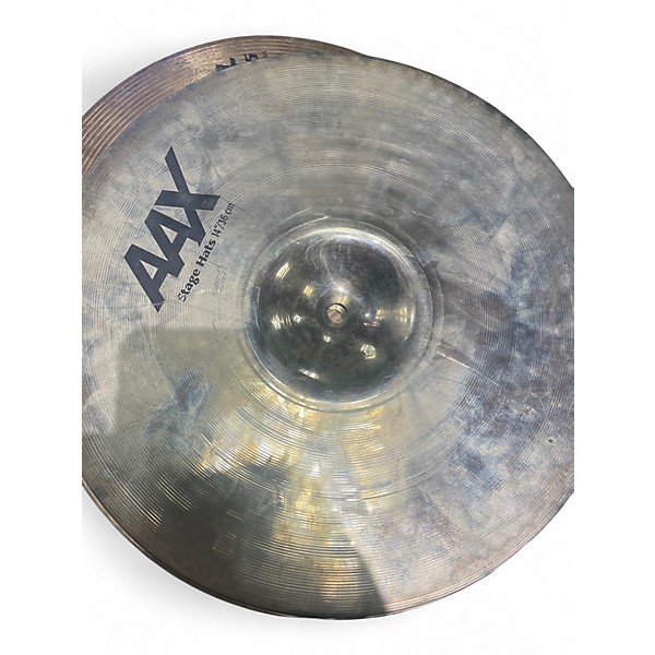 Used SABIAN 14in AAX Stage Hi Hat Pair Cymbal