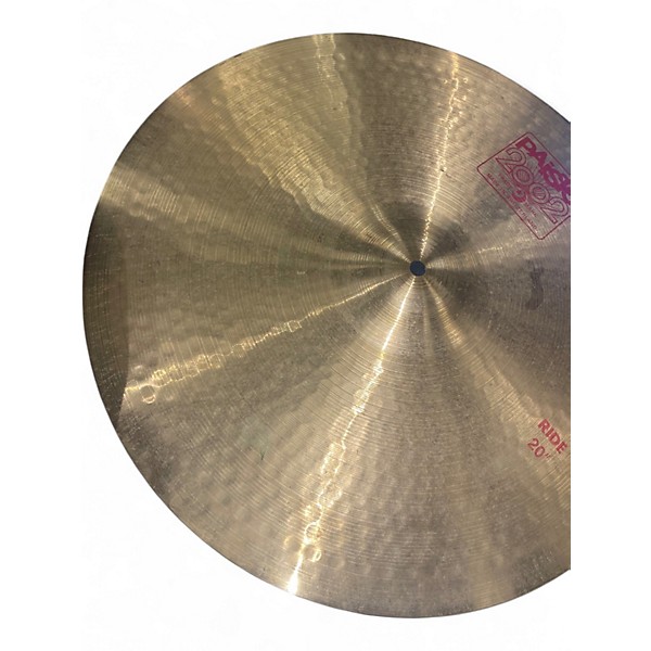 Used Paiste 20in 2002 Ride Cymbal