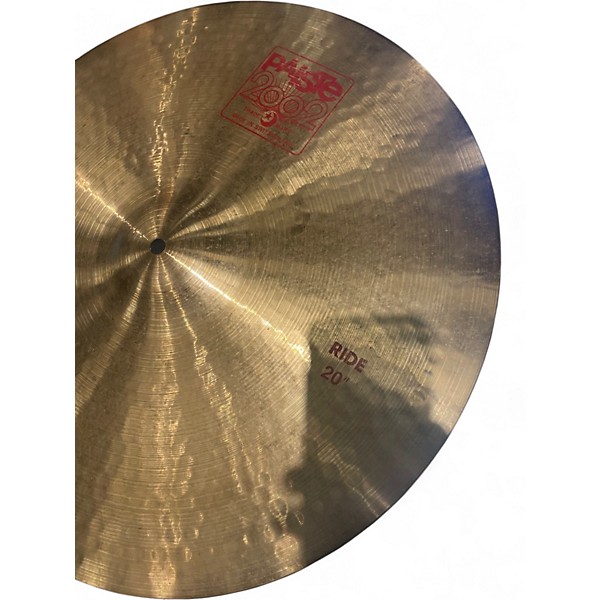Used Paiste 20in 2002 Ride Cymbal