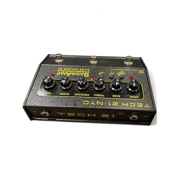 ギター SansAmp PROGRAMMABLE BASS DRIVER DI PBDR Amazon.com: Tech 21 PBDR SansAmp Programmable Bass Driver DI