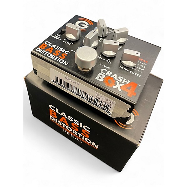 Used Genzler Amplification Crash Box 4 Classic Bass Distortion Bass Effect Pedal