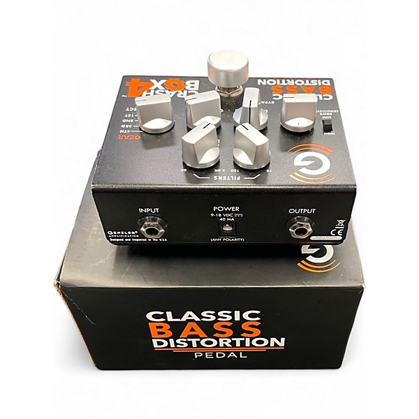 Used Genzler Amplification Crash Box 4 Classic Bass Distortion Bass Effect Pedal