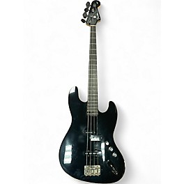 Used Fender Aerodyne Jazz Bass Black Electric Bass Guitar