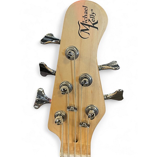 Used Michael Kelly ELEMENT 4OP Trans Red Electric Bass Guitar