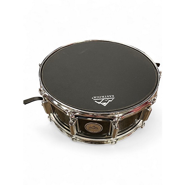 Used Eastrock 5.5X14 student snare black sparkle Drum