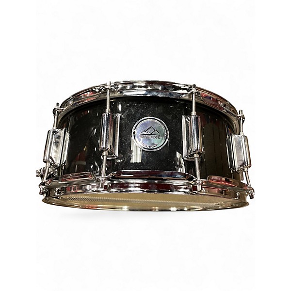 Used Eastrock 5.5X14 student snare black sparkle Drum