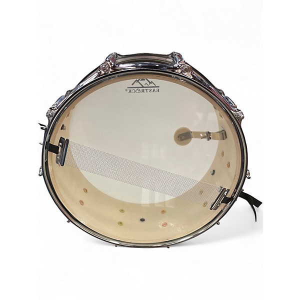 Used Eastrock 5.5X14 student snare black sparkle Drum