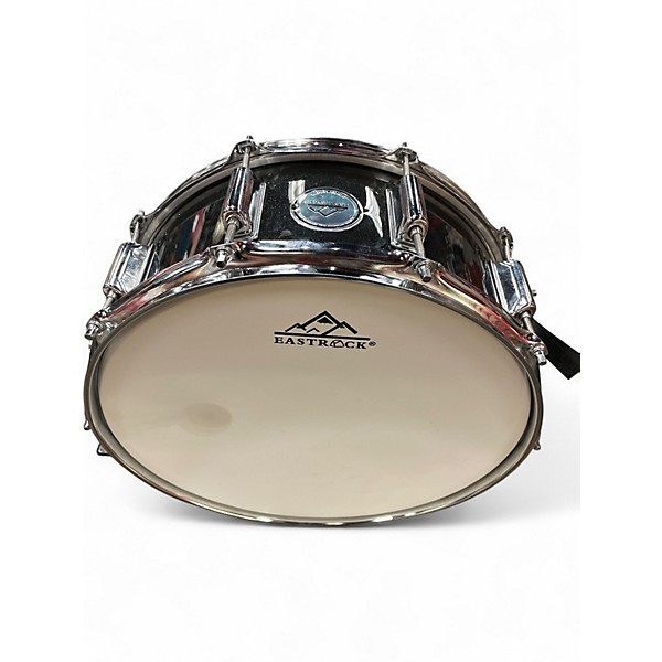 Used Eastrock 5.5X14 student snare black sparkle Drum