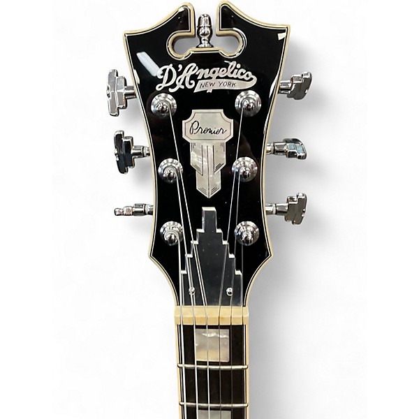Used D'Angelico Premier Series DC 3 Color Sunburst Hollow Body Electric Guitar