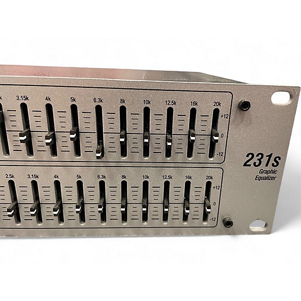 Used dbx 231s Dual Channel 31-Band Graphic Equalizer
