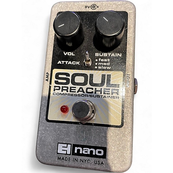 Used Electro-Harmonix Soul Preacher Nano Compressor / Sustainer Effect Pedal