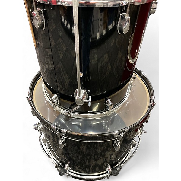 Used SONOR 5 Piece 503 Series Black Drum Kit