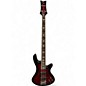 Used Schecter Guitar Research Omen Extreme 4 String Red Electric Bass Guitar thumbnail