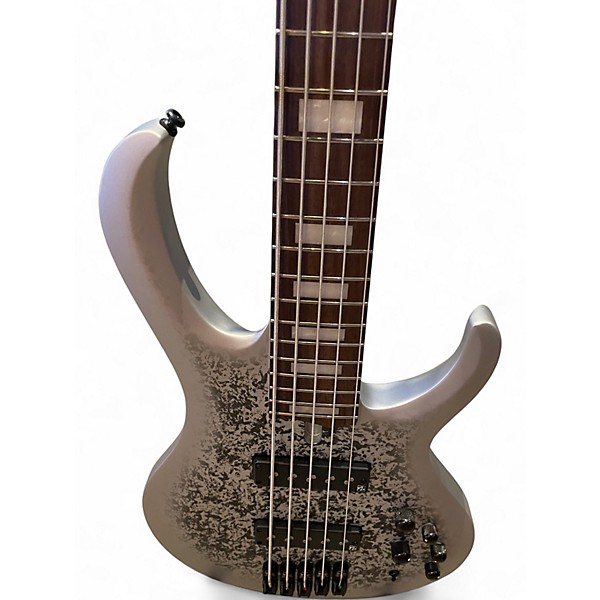Used Ibanez BTB25TH5 SILVER BLIZZARD MATTE Electric Bass Guitar