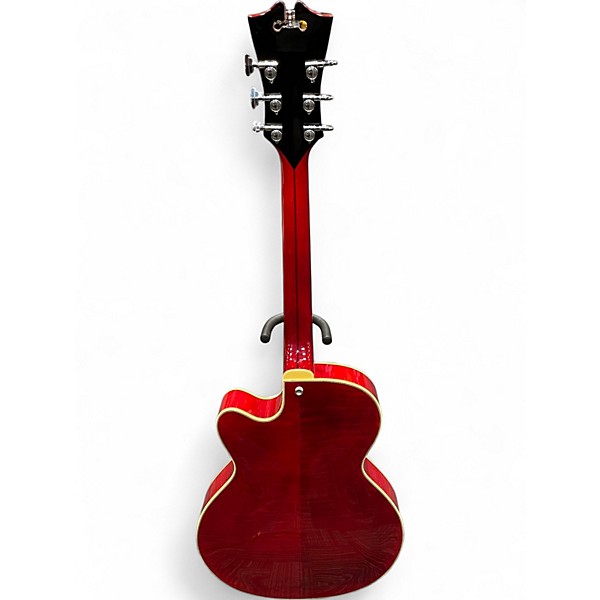 Used 2014 D'Angelico EX-175 RED Hollow Body Electric Guitar