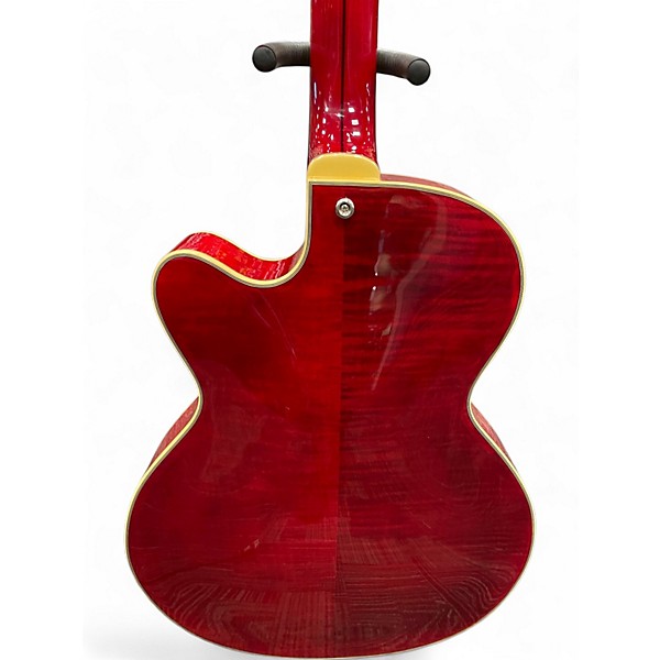 Used 2014 D'Angelico EX-175 RED Hollow Body Electric Guitar